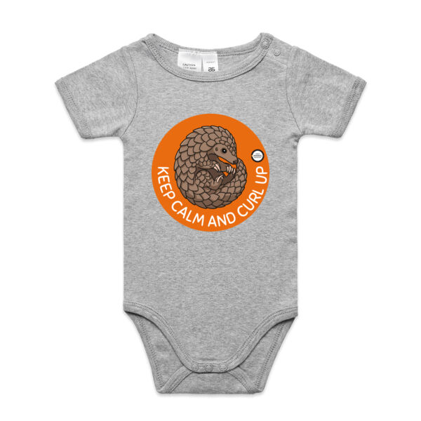 Infant Baby One-Piece: Keep Calm and Curl Up Thumbnail