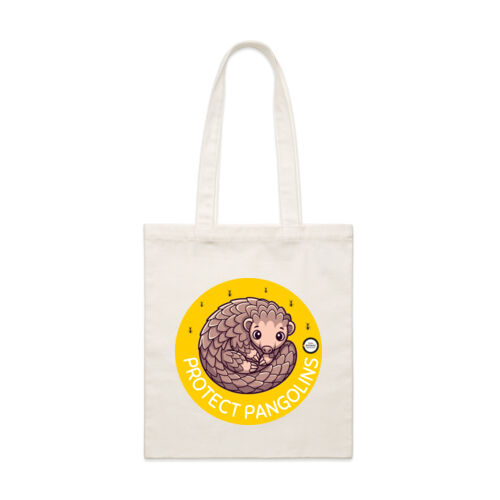 Tote Bag: Protect Pangolins Thumbnail