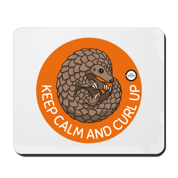 Mousepad: Keep Calm and Curl Up Thumbnail