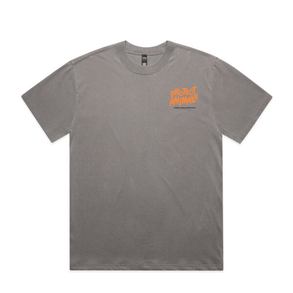 Men's Heavy Faded Tee: Protect Animals Thumbnail