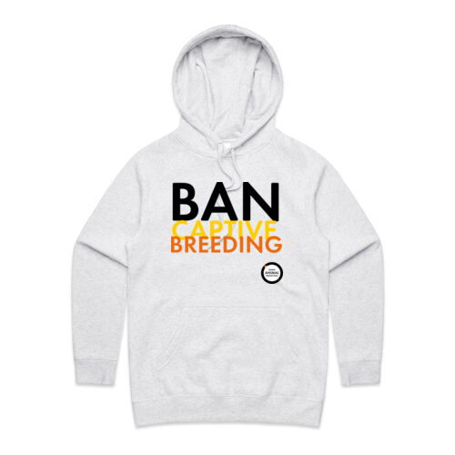Women's Hoodie: Ban Captive Breeding Thumbnail