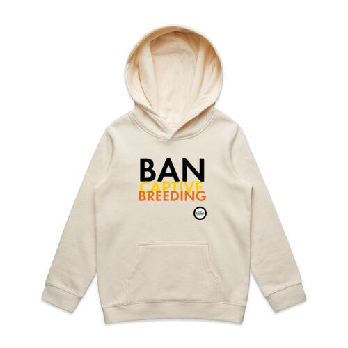 Kids hoodie: Ban captive breeding Thumbnail