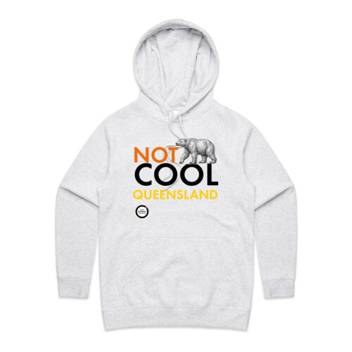 Women's Hoodie: Not Cool Queensland - Polar Bear Thumbnail
