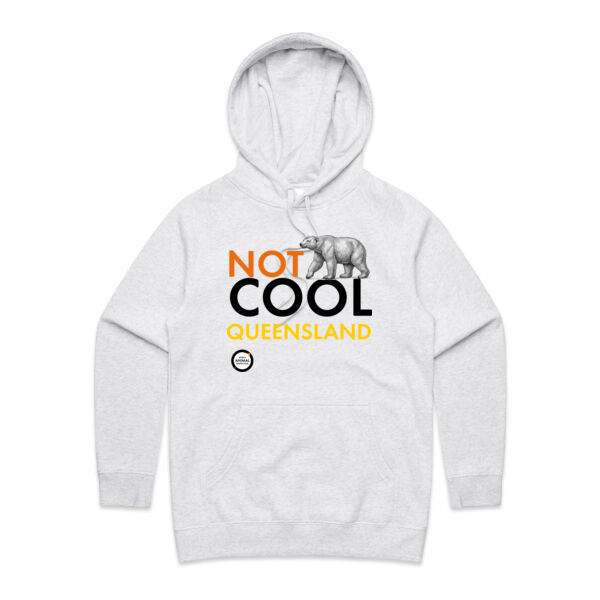 Women's Hoodie: Not Cool Queensland - Polar Bear Thumbnail