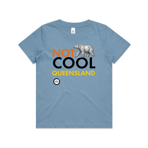Kids Tee: Not Cool Queensland - Polar Bear Thumbnail