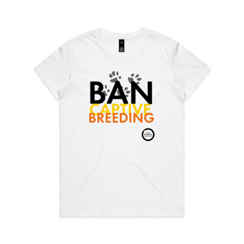 Women's Tee: Ban Captive Breeding - Paws Thumbnail