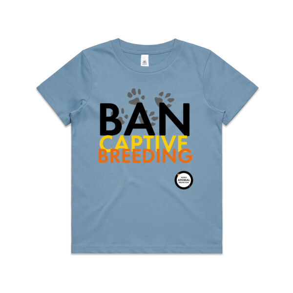 Kids Tee: Ban Captive Breeding - Paws Thumbnail