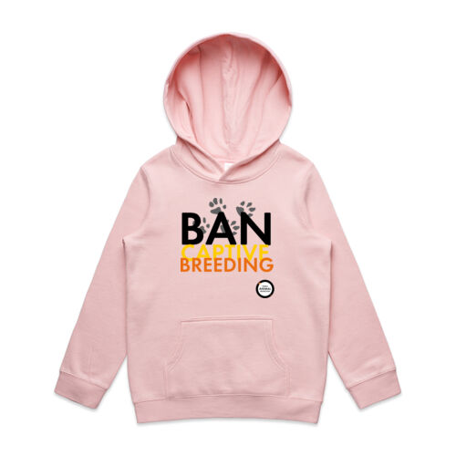 Kids Hoodie: Ban Captive Breeding - Paws Thumbnail