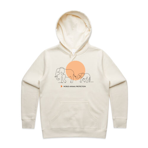 Women's Hoodie: Wandering Elephants Thumbnail