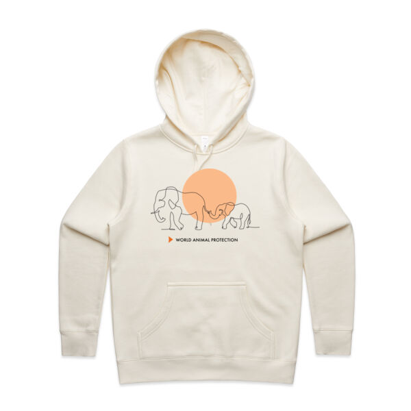 Women's Hoodie: Wandering Elephants Thumbnail