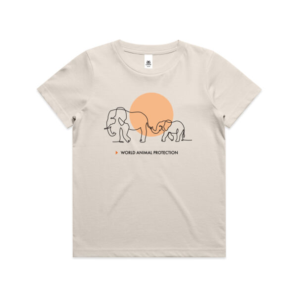 Youth t-shirt: Wandering elephants Thumbnail