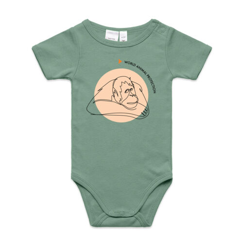 Infant Baby One-Piece: Orangutan Thumbnail
