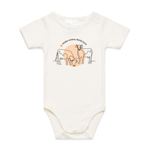 Infant Baby One-Piece: Cows Thumbnail