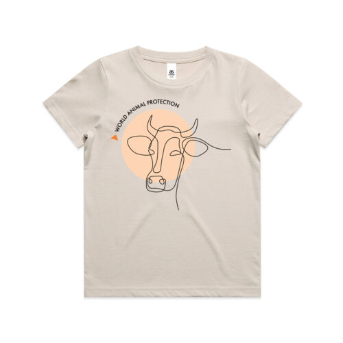 Kids Tee: Cow Line Drawing Thumbnail