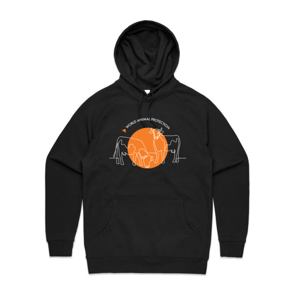 Men's Hoodie: Cows Thumbnail