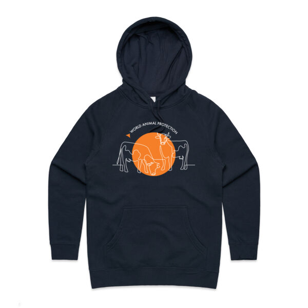 Women's Hoodie: Cows Thumbnail