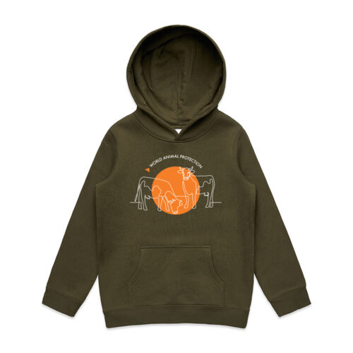 Youth Hoodie: Cows Thumbnail