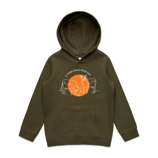 Youth Hoodie: Cows Thumbnail